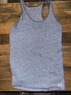 Under Armour Light Blue Heather Racerback Tank